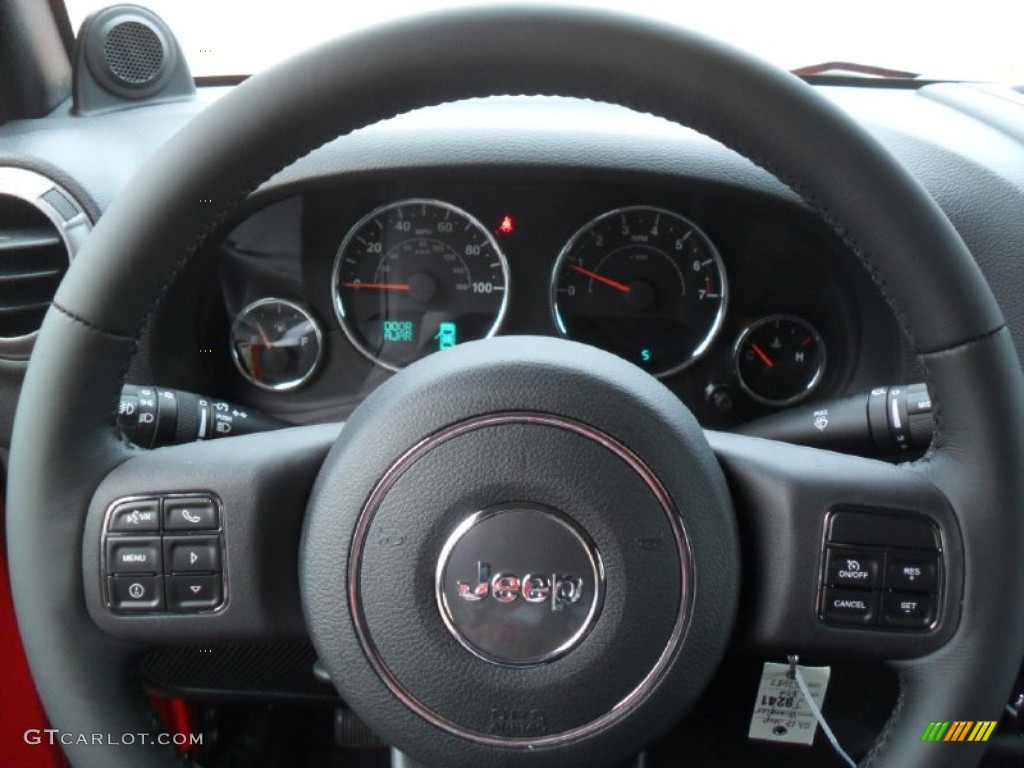 2012 Wrangler Unlimited Sport S 4x4 - Flame Red / Black photo #12