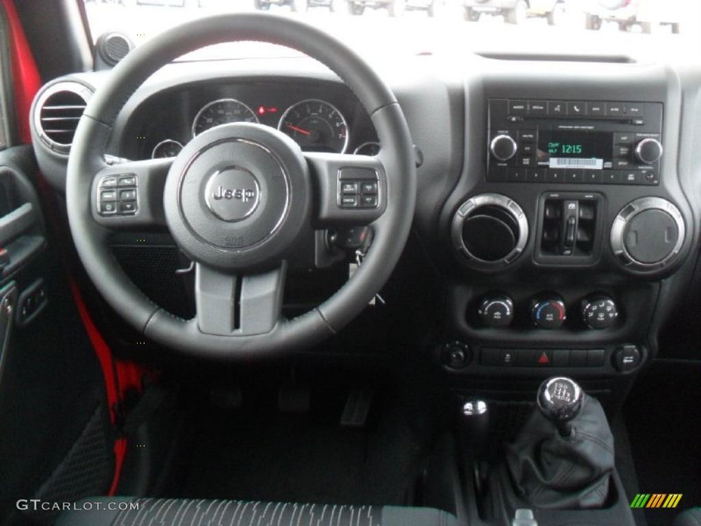 2012 Wrangler Unlimited Sport S 4x4 - Flame Red / Black photo #15