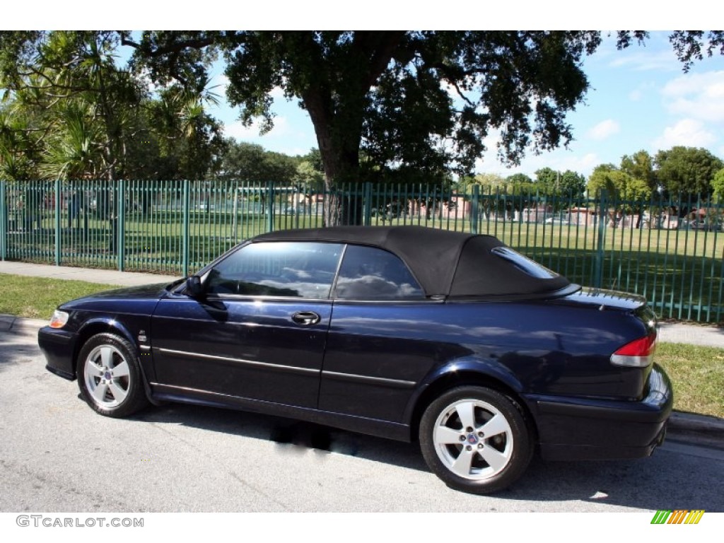 2002 9-3 SE Convertible - Cosmic Blue Metallic / Sand Beige photo #4