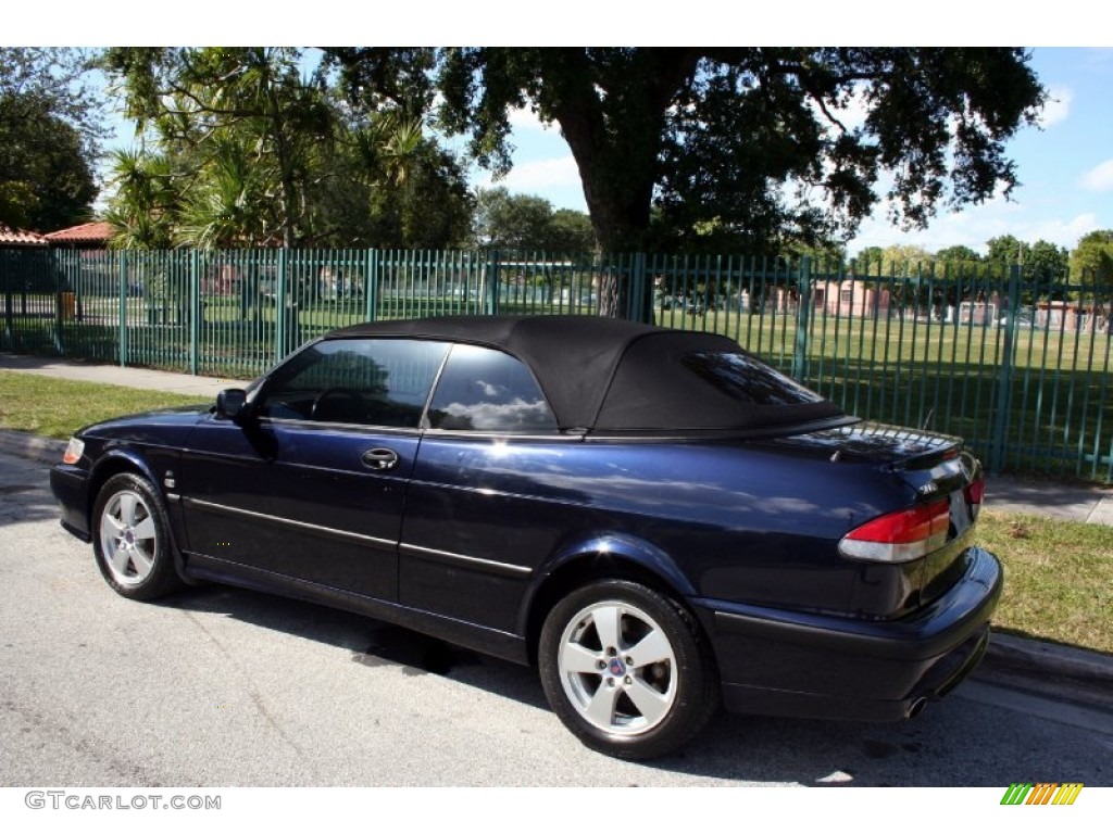 2002 9-3 SE Convertible - Cosmic Blue Metallic / Sand Beige photo #5