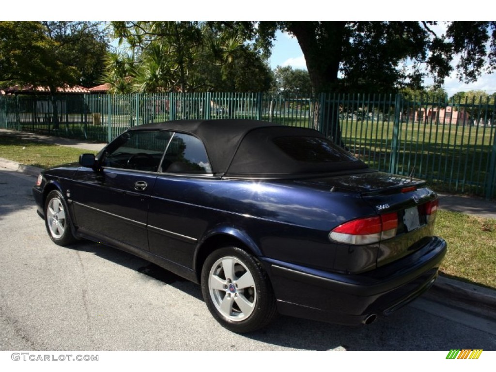 2002 9-3 SE Convertible - Cosmic Blue Metallic / Sand Beige photo #6