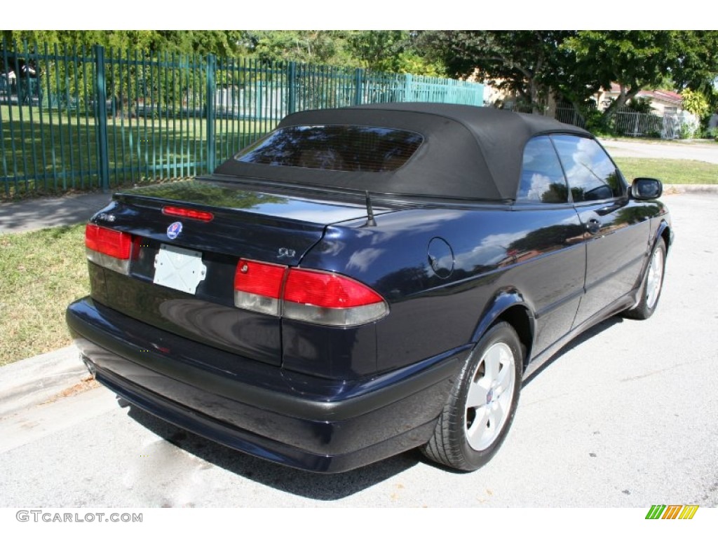 2002 9-3 SE Convertible - Cosmic Blue Metallic / Sand Beige photo #9