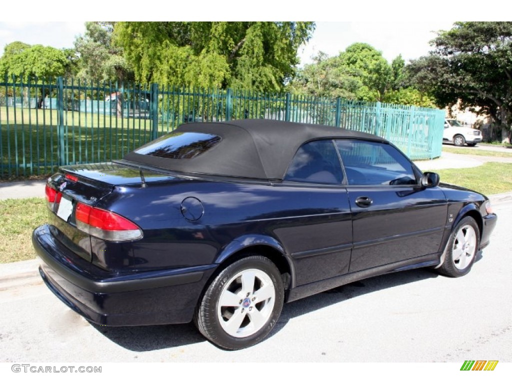 2002 9-3 SE Convertible - Cosmic Blue Metallic / Sand Beige photo #10
