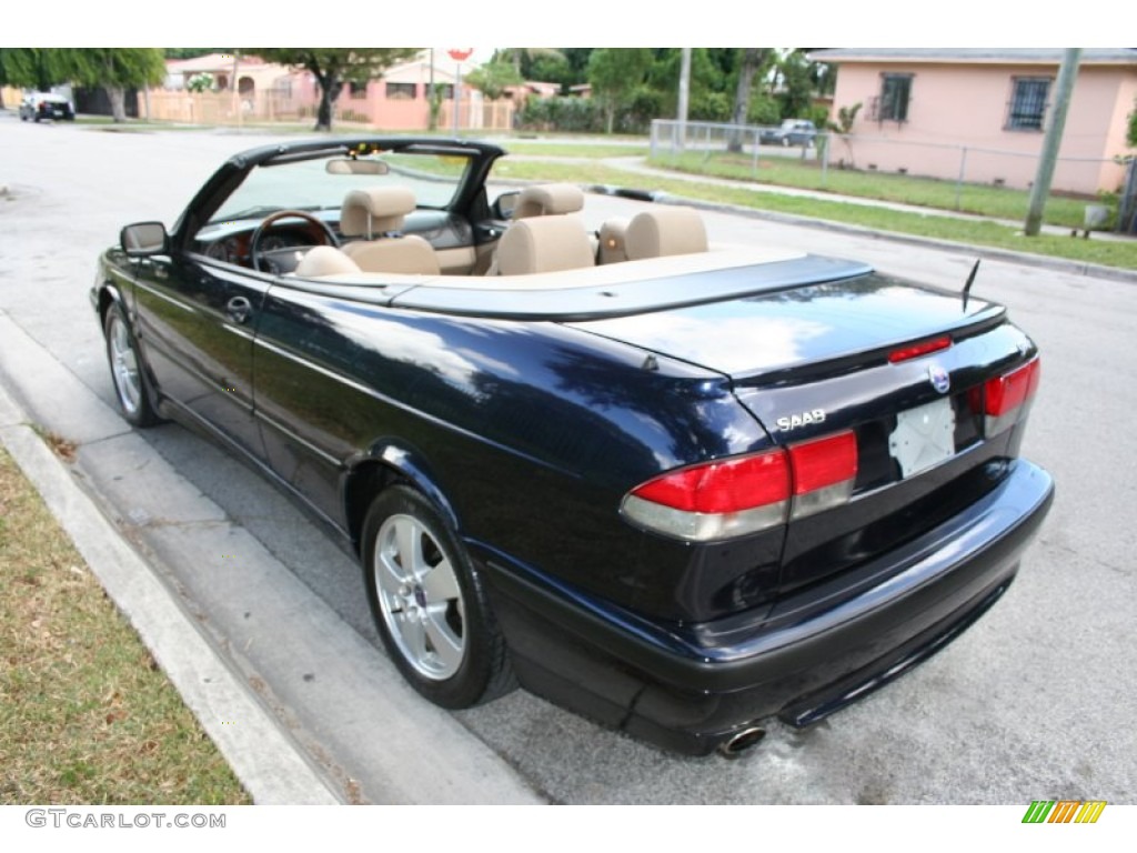 2002 9-3 SE Convertible - Cosmic Blue Metallic / Sand Beige photo #21