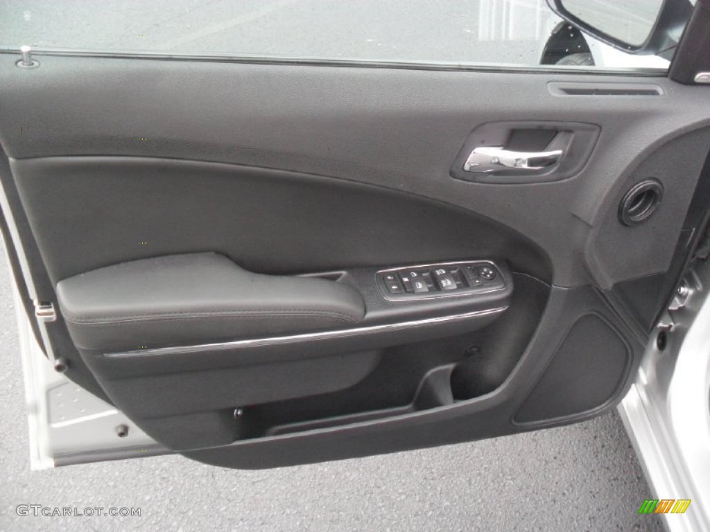 2012 Dodge Charger SXT Black Door Panel Photo #59852416