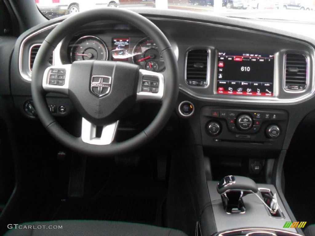 2012 Dodge Charger SXT Black Dashboard Photo #59852476
