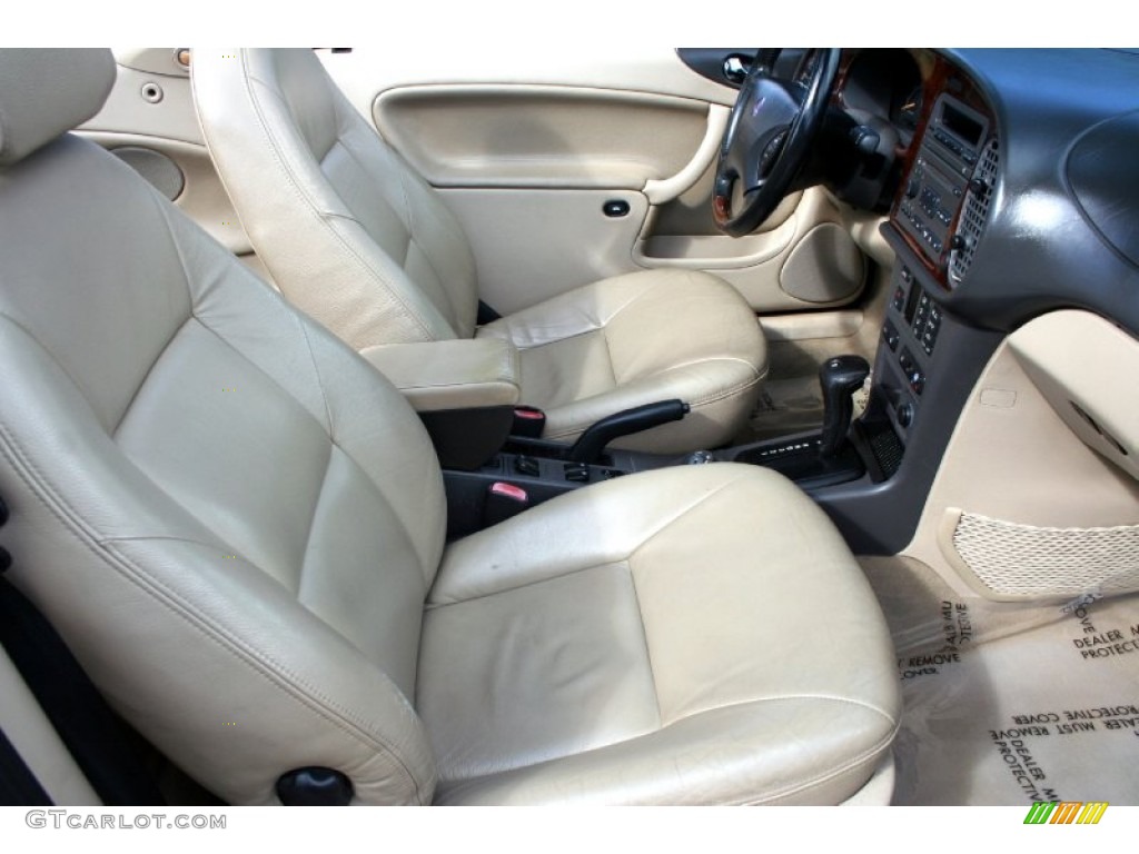 2002 9-3 SE Convertible - Cosmic Blue Metallic / Sand Beige photo #41