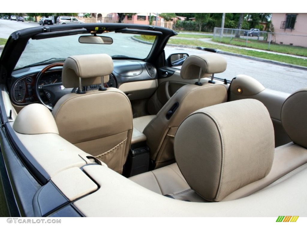 2002 9-3 SE Convertible - Cosmic Blue Metallic / Sand Beige photo #42