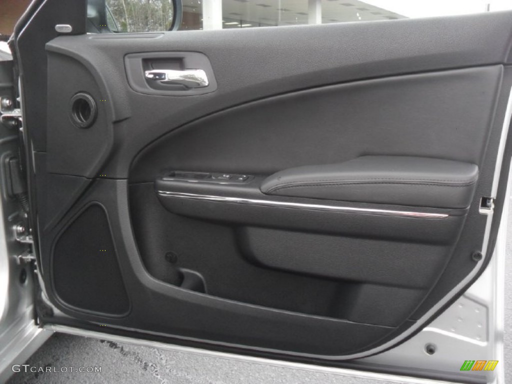 2012 Dodge Charger SXT Black Door Panel Photo #59852512