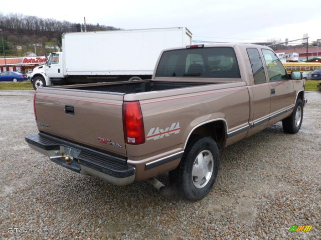 1997 Sierra 1500 SLE Extended Cab 4x4 - Light Autumnwood Metallic / Neutral photo #5