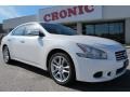 Winter Frost White 2009 Nissan Maxima 3.5 SV