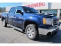 2012 Midnight Blue Metallic GMC Sierra 1500 SLE Crew Cab  photo #1