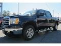 2012 Midnight Blue Metallic GMC Sierra 1500 SLE Crew Cab  photo #3