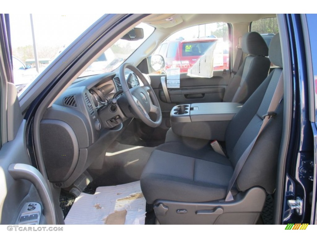 2012 Sierra 1500 SLE Crew Cab - Midnight Blue Metallic / Ebony photo #10