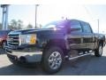 2012 Onyx Black GMC Sierra 1500 SLE Crew Cab  photo #3