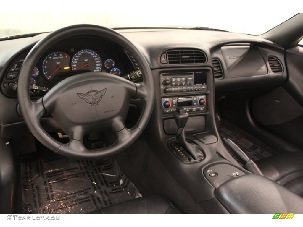 2004 Chevrolet Corvette Convertible Black Dashboard Photo #59855215