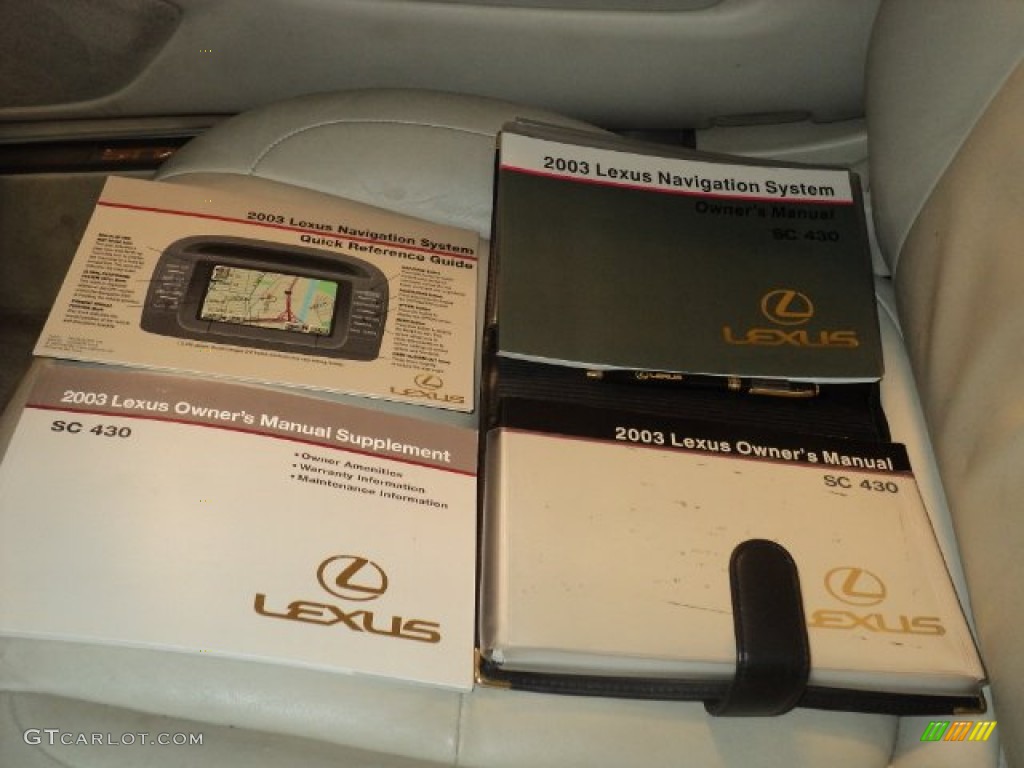 2003 Lexus SC 430 Books/Manuals Photo #59856151