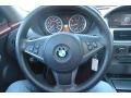 2004 BMW 6 Series Chateau Red Interior Steering Wheel Photo