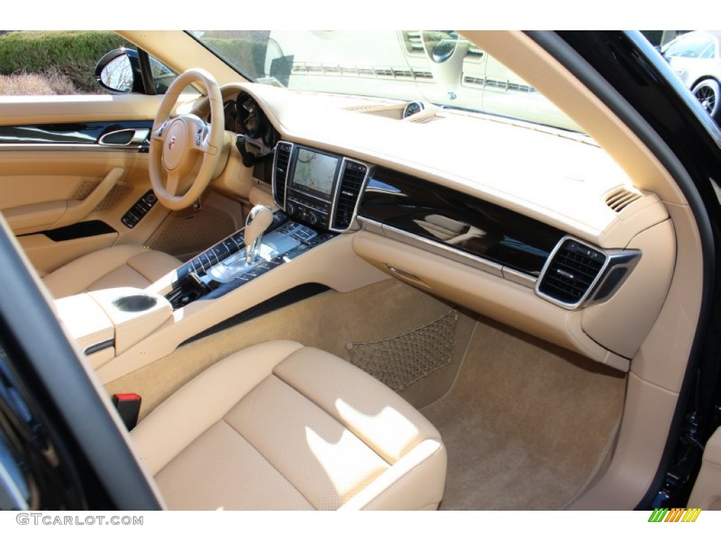 Luxor Beige Interior 2012 Porsche Panamera 4 Photo #59858002