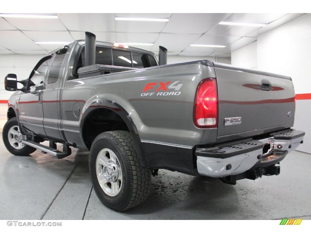 Dark Shadow Gray Metallic 2006 Ford F250 Super Duty Lariat SuperCab 4x4 Exterior Photo #59861376