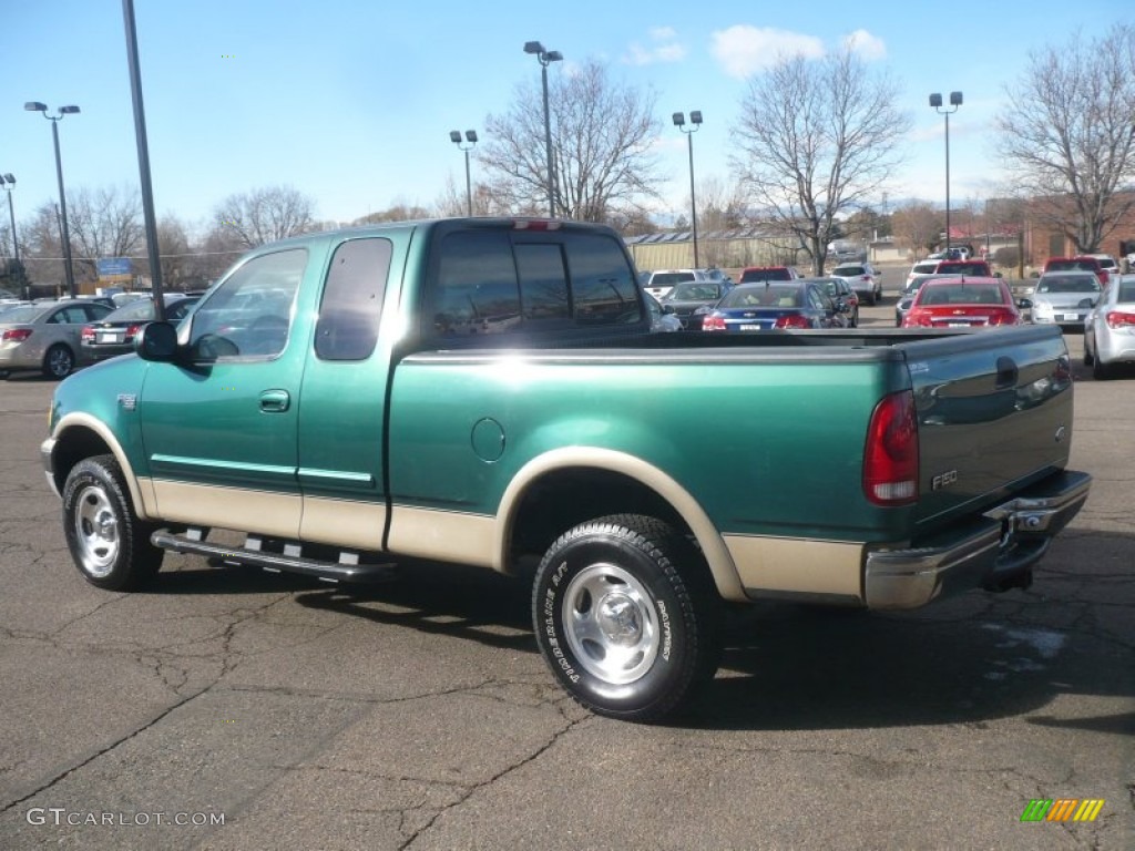Amazon Green Metallic 1999 Ford F150 XLT Extended Cab 4x4 Exterior Photo #59861795