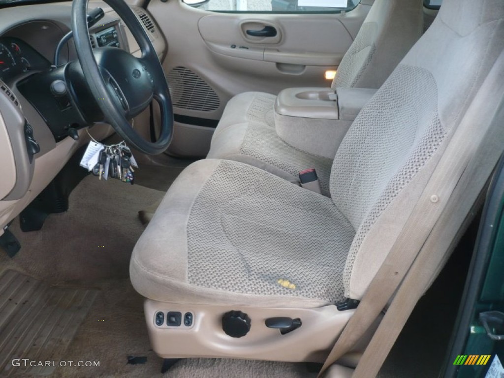 Medium Prairie Tan Interior 1999 Ford F150 XLT Extended Cab 4x4 Photo #59861841