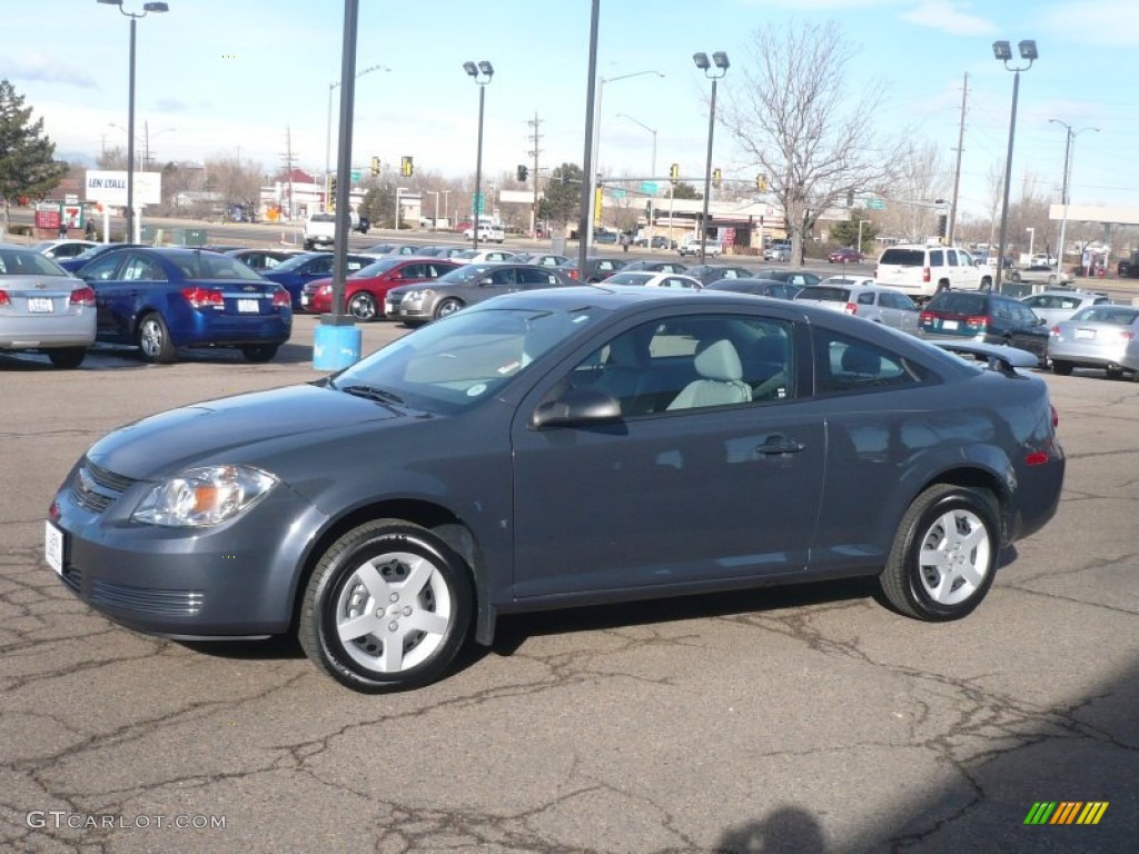 Slate Metallic 2008 Chevrolet Cobalt LS Coupe Exterior Photo #59862324