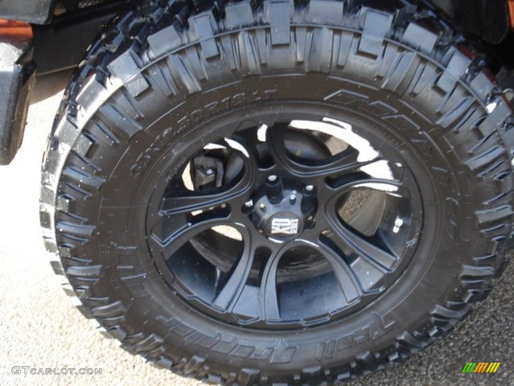 2011 Jeep Wrangler Unlimited Rubicon 4x4 Custom Wheels Photo #59863008