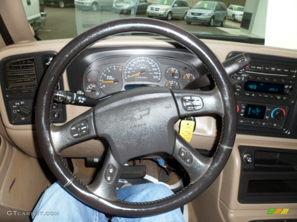 2006 Silverado 3500 LT Crew Cab 4x4 Dually - Dark Blue Metallic / Tan photo #25