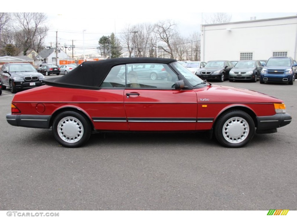 Cherry 1990 Saab 900 Convertible Exterior Photo #59863371