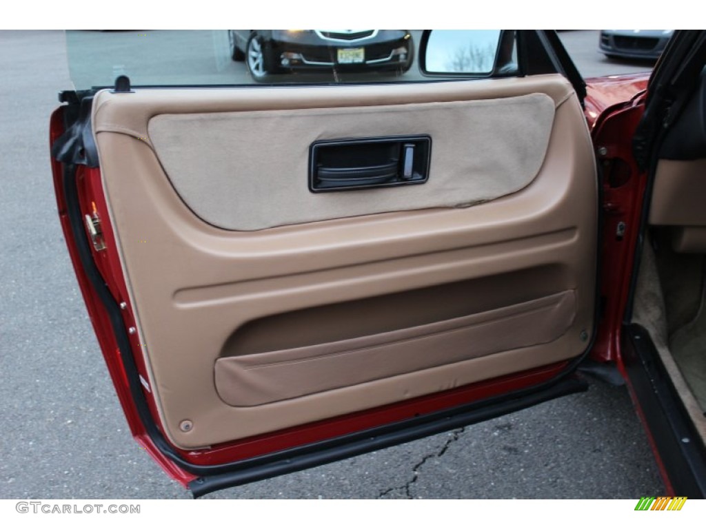 1990 Saab 900 Convertible Beige Door Panel Photo #59863422