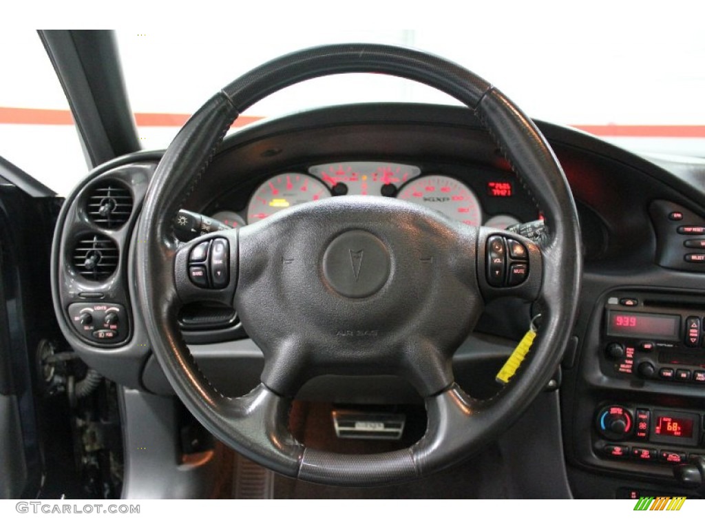 2004 Pontiac Bonneville GXP Dark Pewter Steering Wheel Photo #59863476