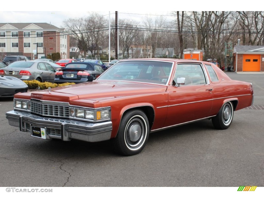 Saffron Metallic 1977 Cadillac Coupe DeVille Standard Coupe DeVille Model Exterior Photo #59863593