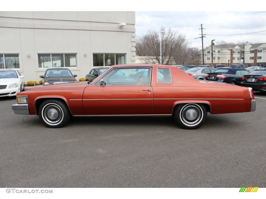 Saffron Metallic 1977 Cadillac Coupe DeVille Standard Coupe DeVille Model Exterior Photo #59863656