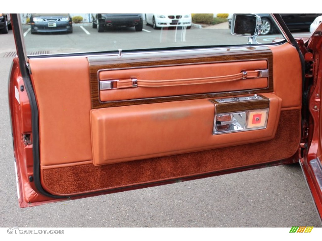 1977 Cadillac Coupe DeVille Standard Coupe DeVille Model Saffron Door Panel Photo #59863665