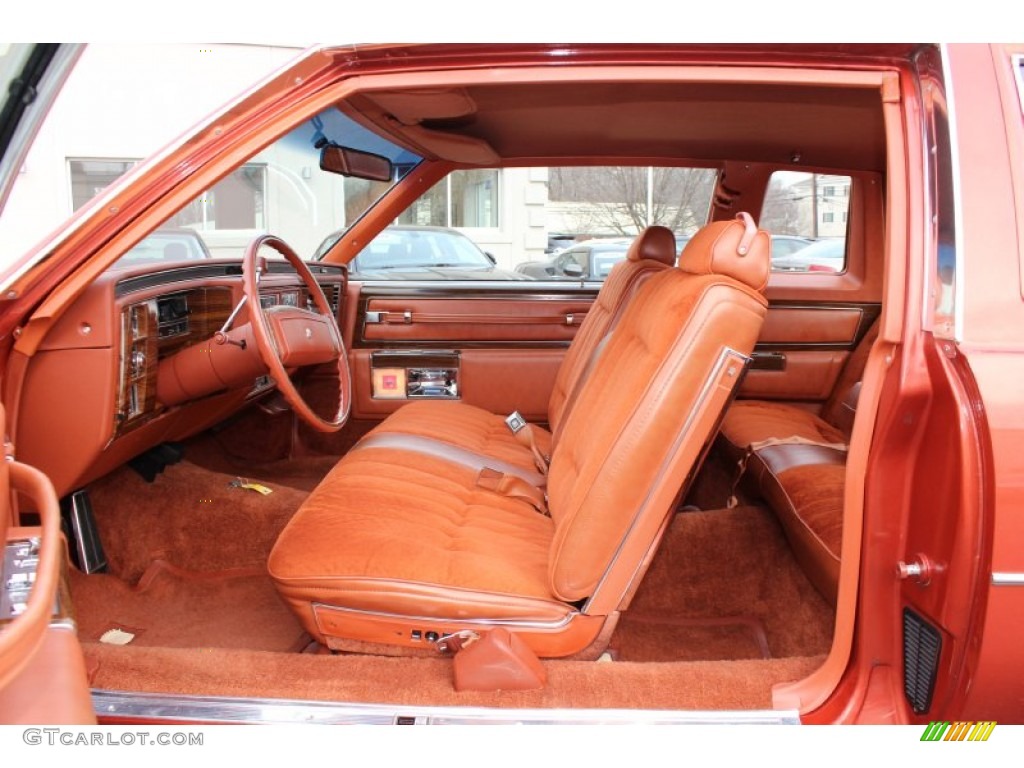 Saffron Interior 1977 Cadillac Coupe DeVille Standard Coupe DeVille Model Photo #59863692