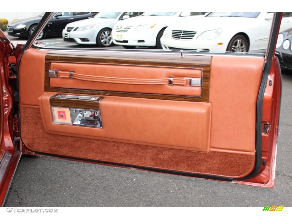 1977 Cadillac Coupe DeVille Standard Coupe DeVille Model Saffron Door Panel Photo #59863787