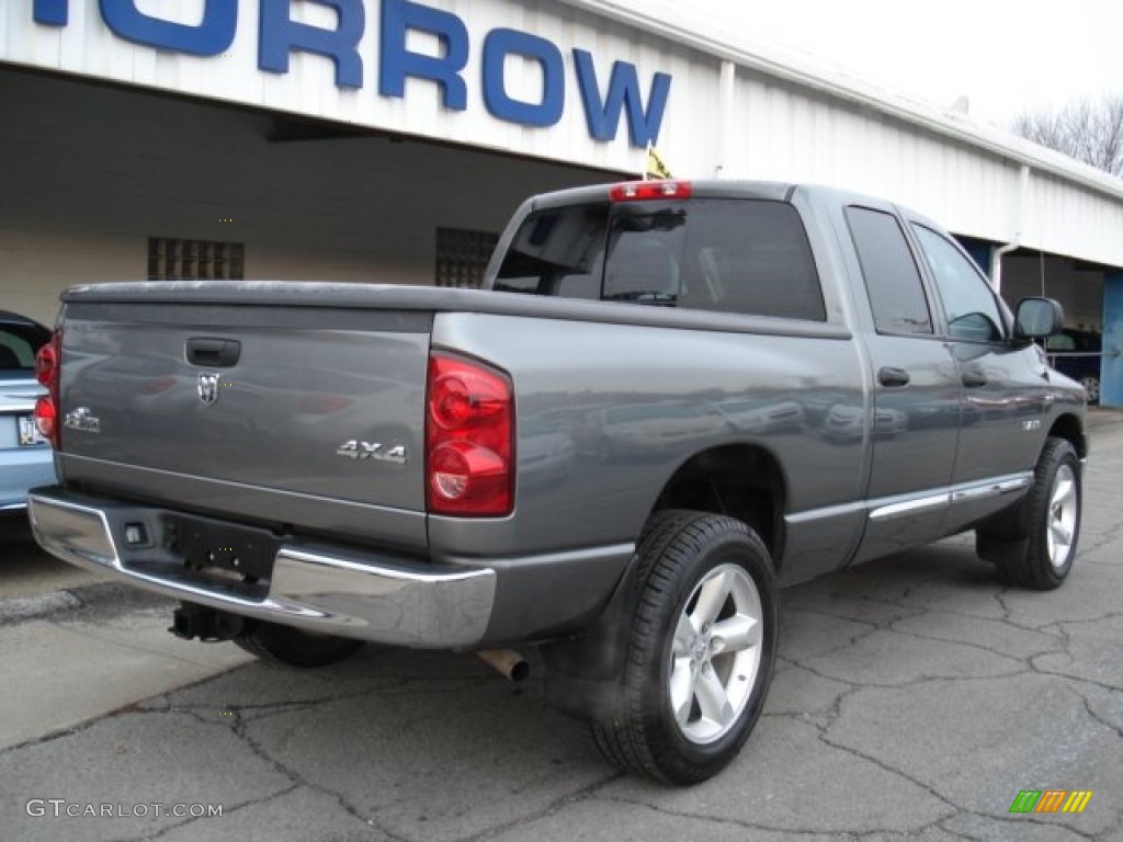 2008 Ram 1500 Big Horn Edition Quad Cab 4x4 - Mineral Gray Metallic / Medium Slate Gray photo #8