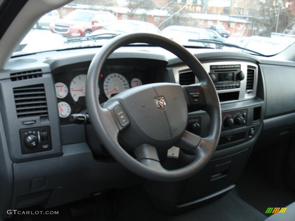 2008 Ram 1500 Big Horn Edition Quad Cab 4x4 - Mineral Gray Metallic / Medium Slate Gray photo #13