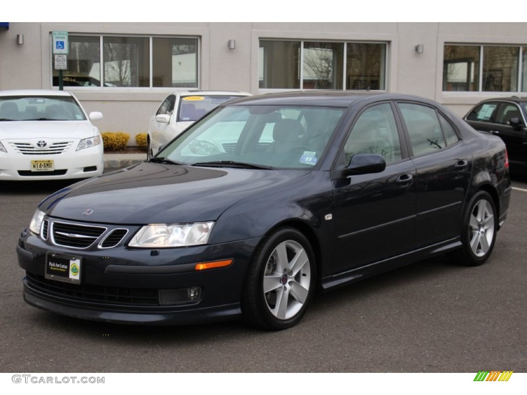 2006 9-3 Aero Sport Sedan - Nocturne Blue Metallic / Parchment photo #1