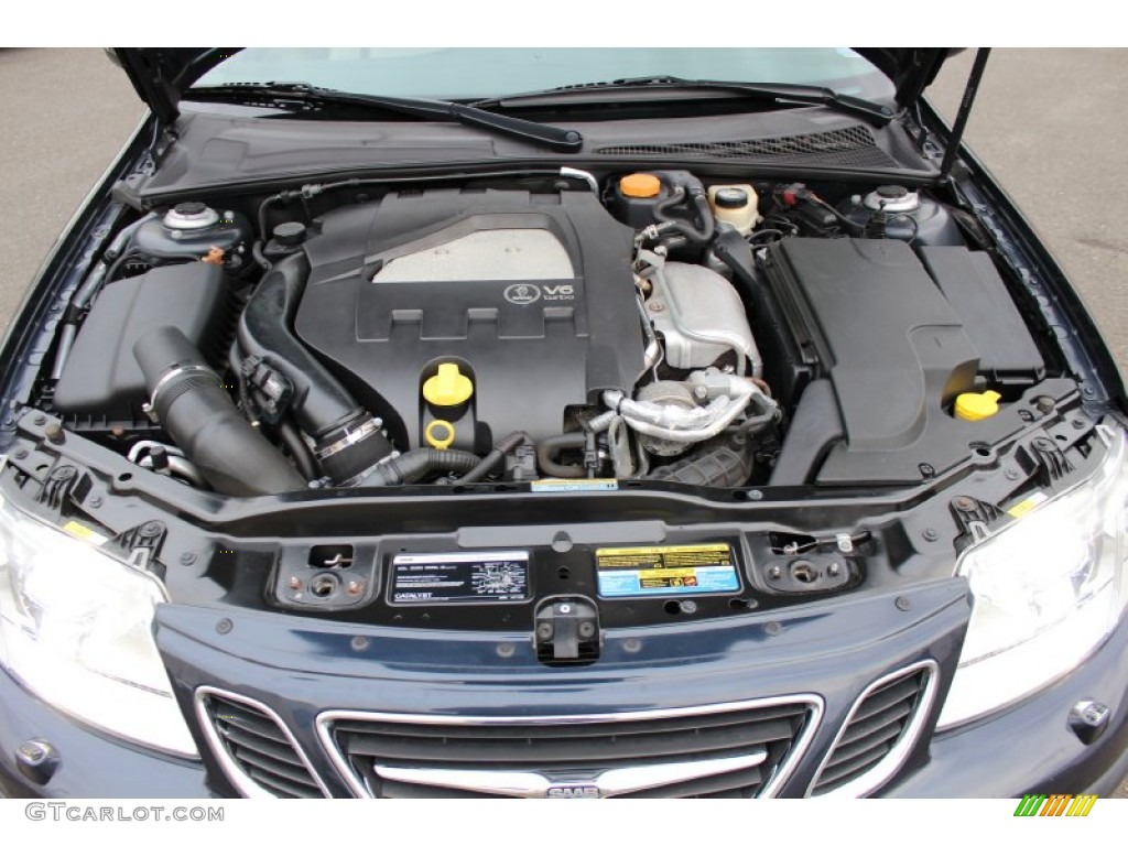 2006 Saab 9-3 Aero Sport Sedan 2.8 Liter Turbocharged DOHC 24V VVT V6 Engine Photo #59864814