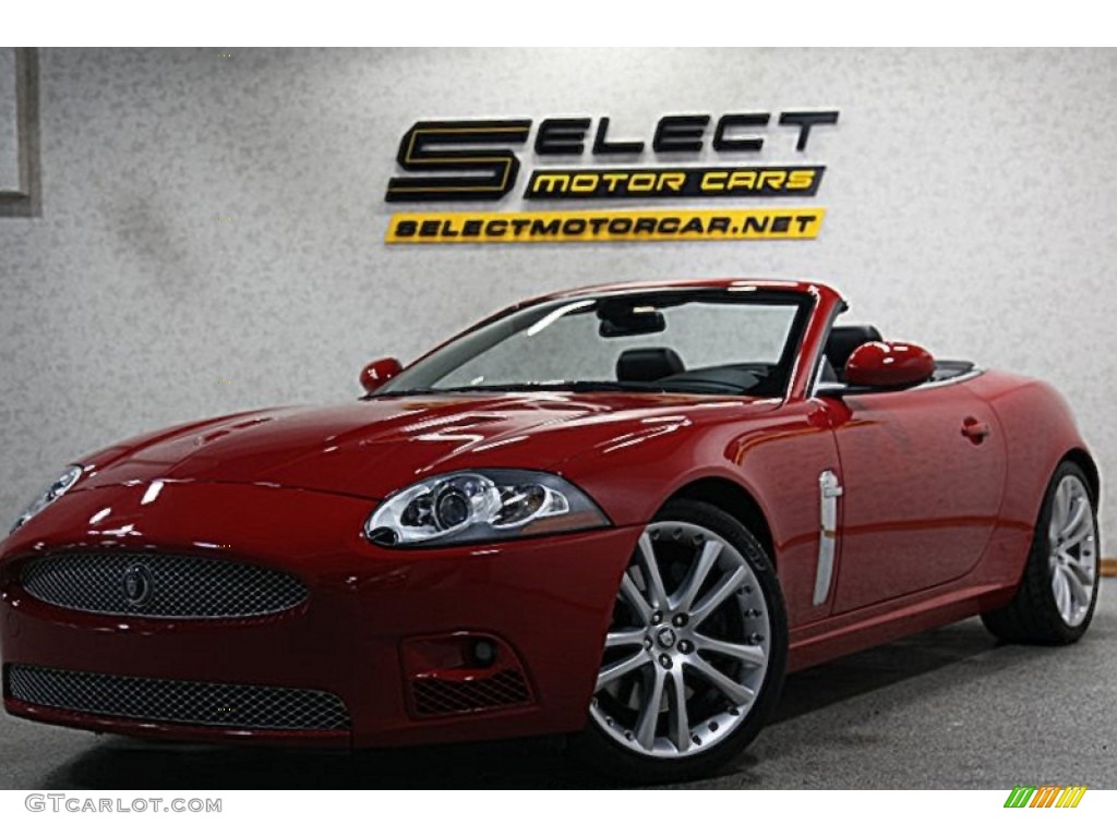 2007 XK XKR Convertible - Salsa Red / Charcoal photo #2