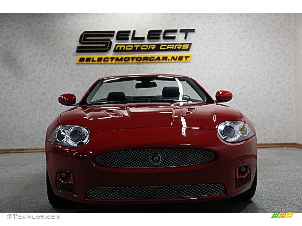2007 XK XKR Convertible - Salsa Red / Charcoal photo #3