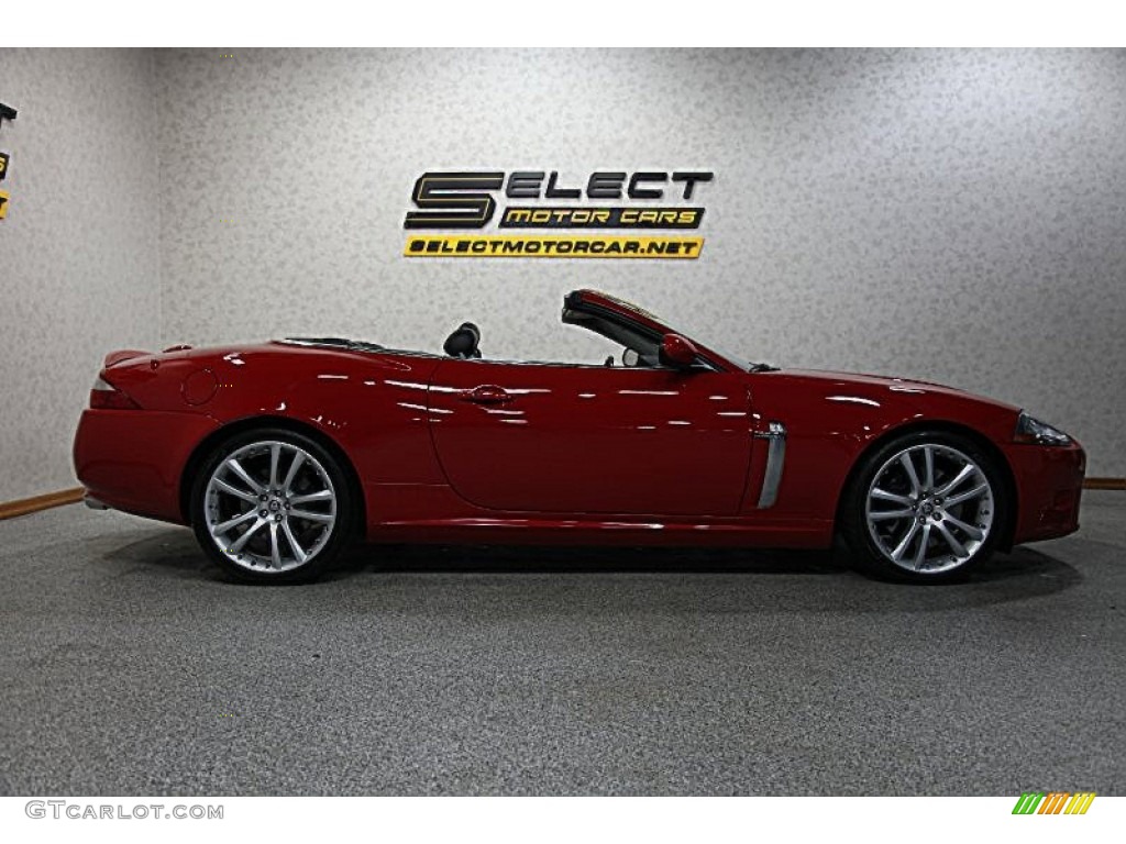 2007 XK XKR Convertible - Salsa Red / Charcoal photo #4