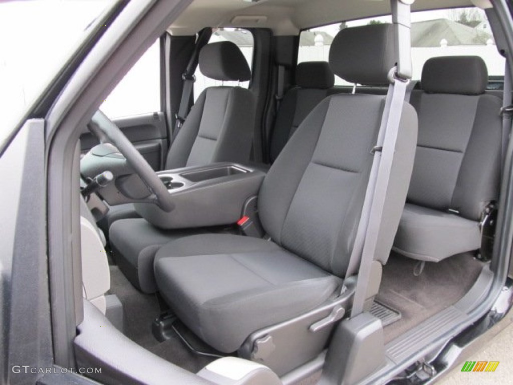 Dark Titanium Interior 2010 Chevrolet Silverado 1500 LS Extended Cab 4x4 Photo #59866197
