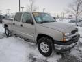 Light Pewter Metallic 2003 Chevrolet Silverado 1500 LS Crew Cab 4x4