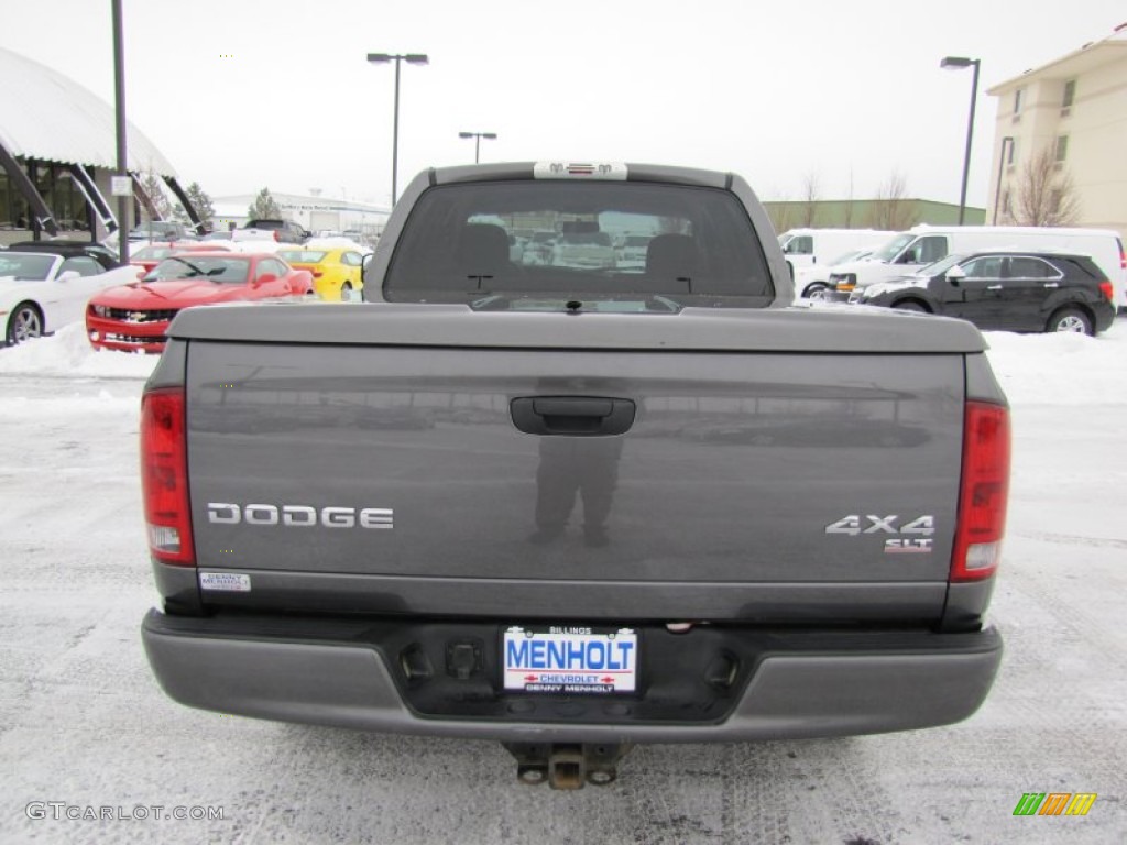 2003 Ram 1500 SLT Quad Cab 4x4 - Graphite Metallic / Dark Slate Gray photo #6