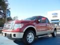 2010 Red Candy Metallic Ford F150 Lariat SuperCab  photo #1