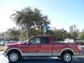 2010 Red Candy Metallic Ford F150 Lariat SuperCab  photo #2