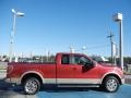 2010 Red Candy Metallic Ford F150 Lariat SuperCab  photo #6